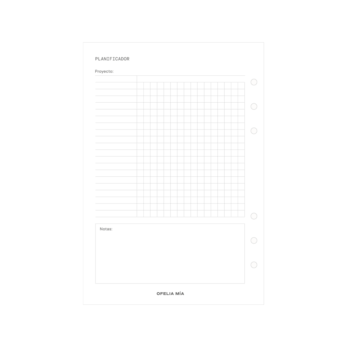 Tabla de Gantt