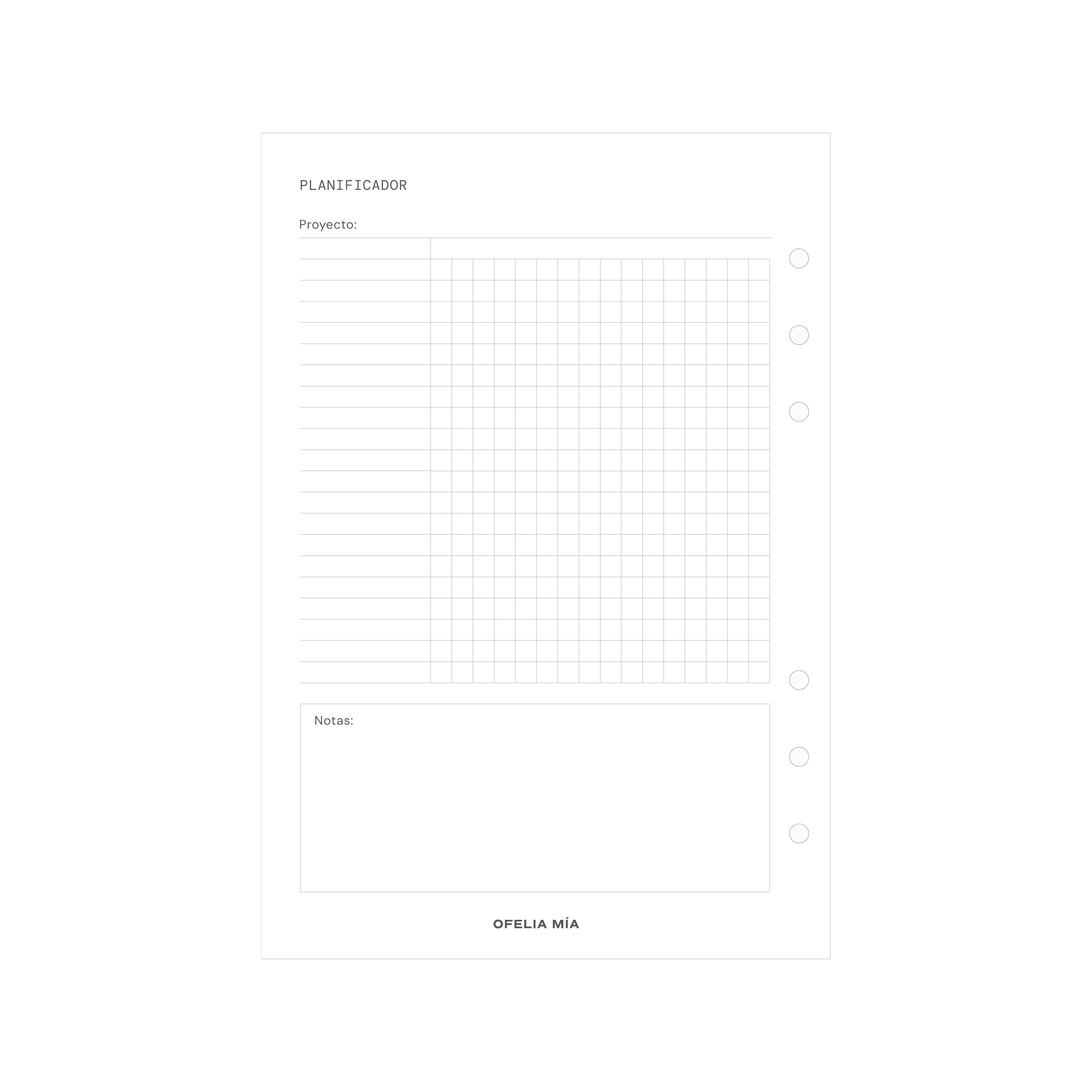 Tabla de Gantt