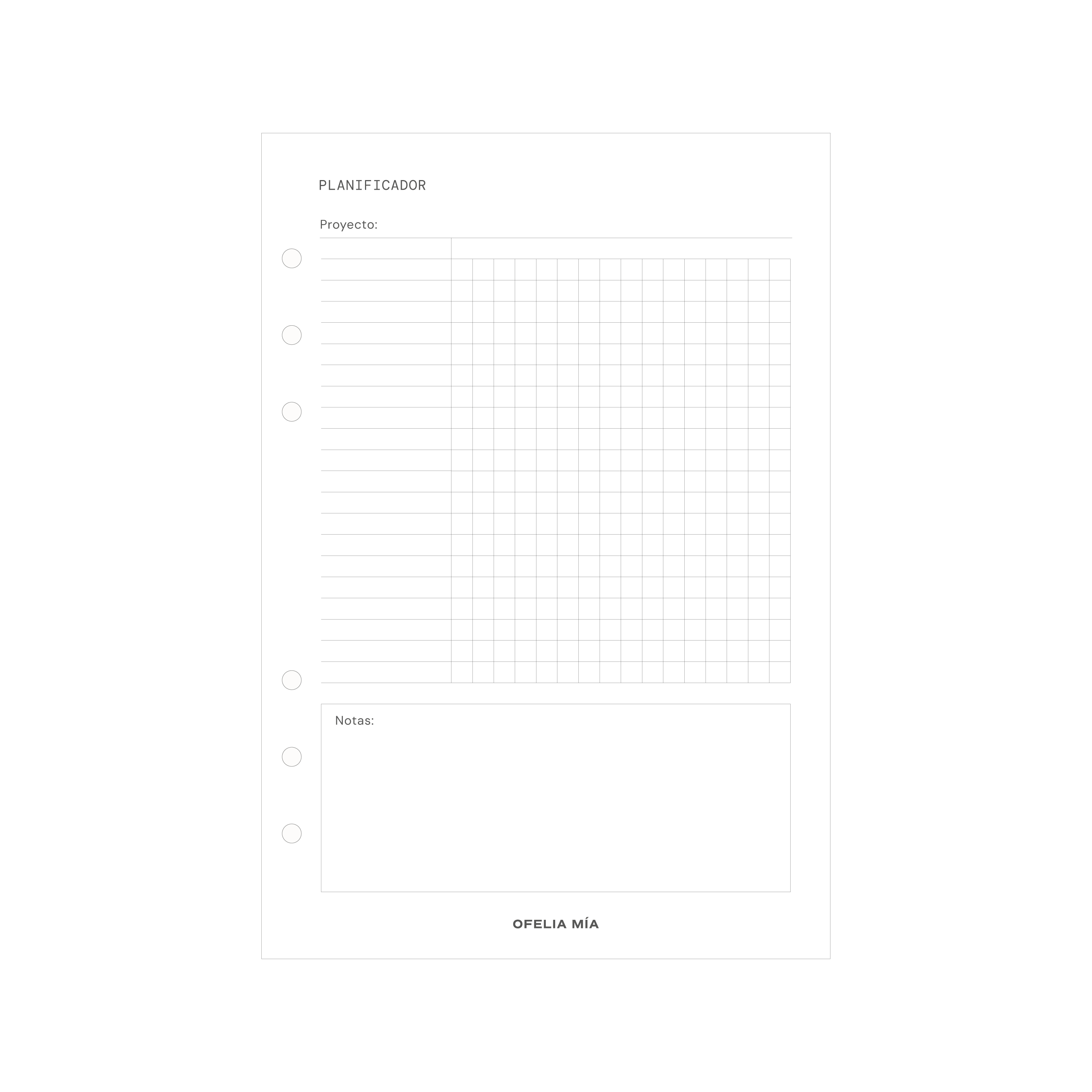 Tabla de Gantt