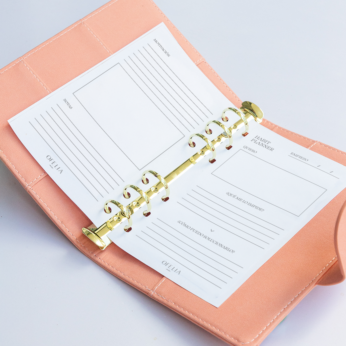 Habit planner pocket